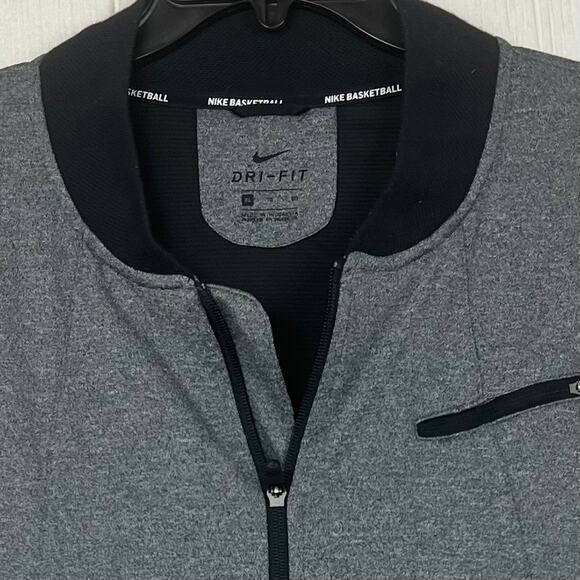 Nike Basketball Dri-Fit Jacket men’s XL full zip, side zippers Vented in back - Picture 4 of 8